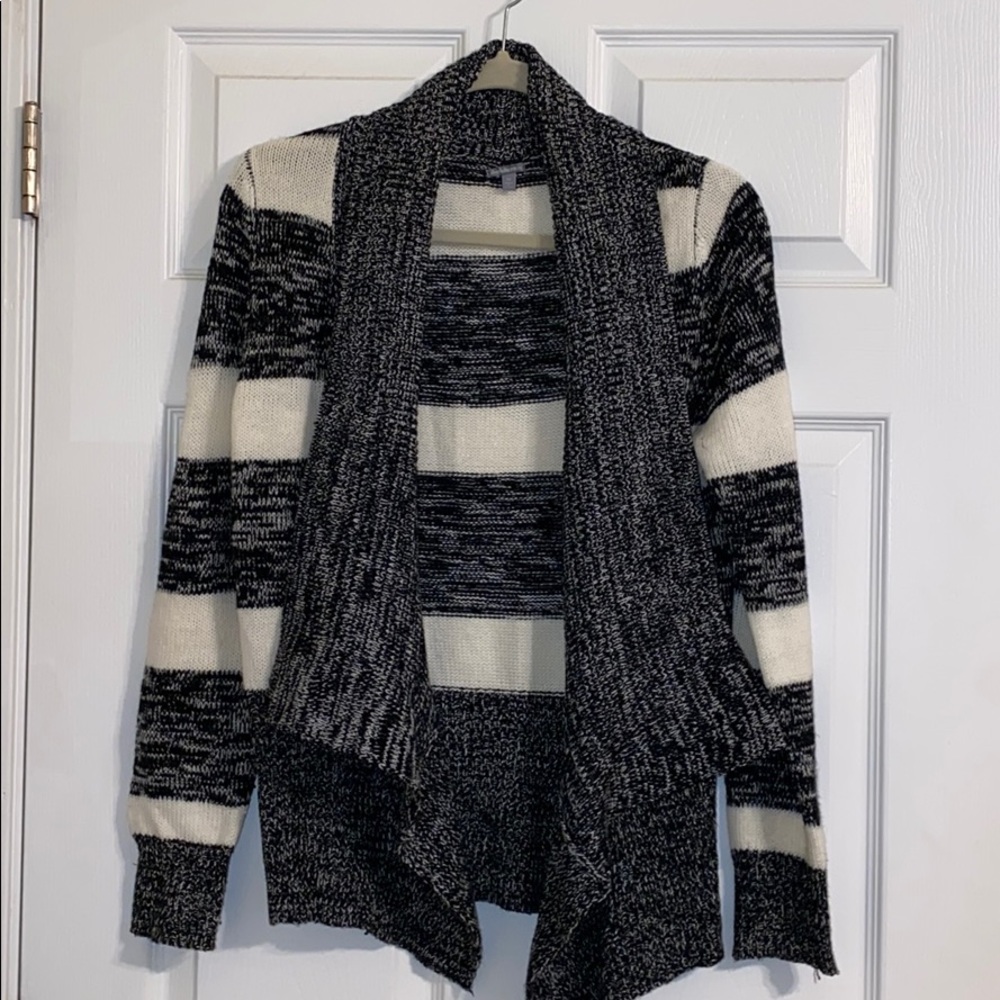 Black and white cardigan